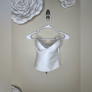 Frederick’s of Hollywood Strapless Smooth Bustier Bra White 34C NWT